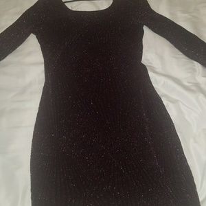 Dark glitter burgundy dress